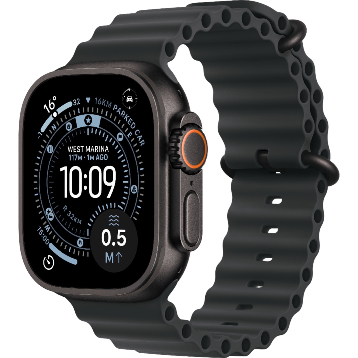 Apple Watch Ultra 3 GPS+Cellular, 49mm, Black Titanium Case